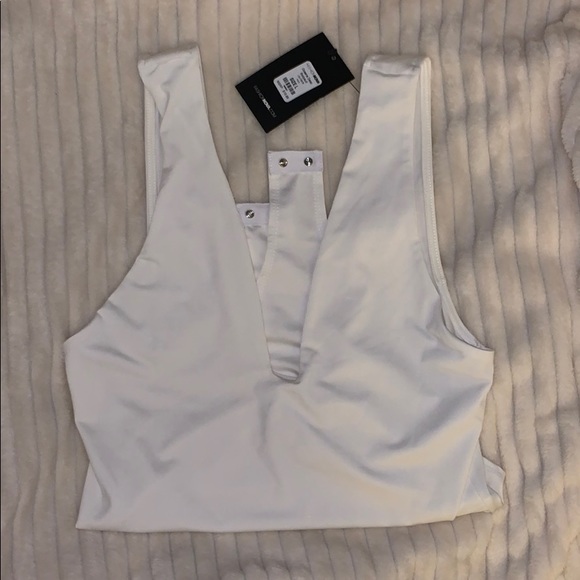 NWT: Fashion nova Oceans Deep Bodysuit - Ivory - Picture 6 of 6